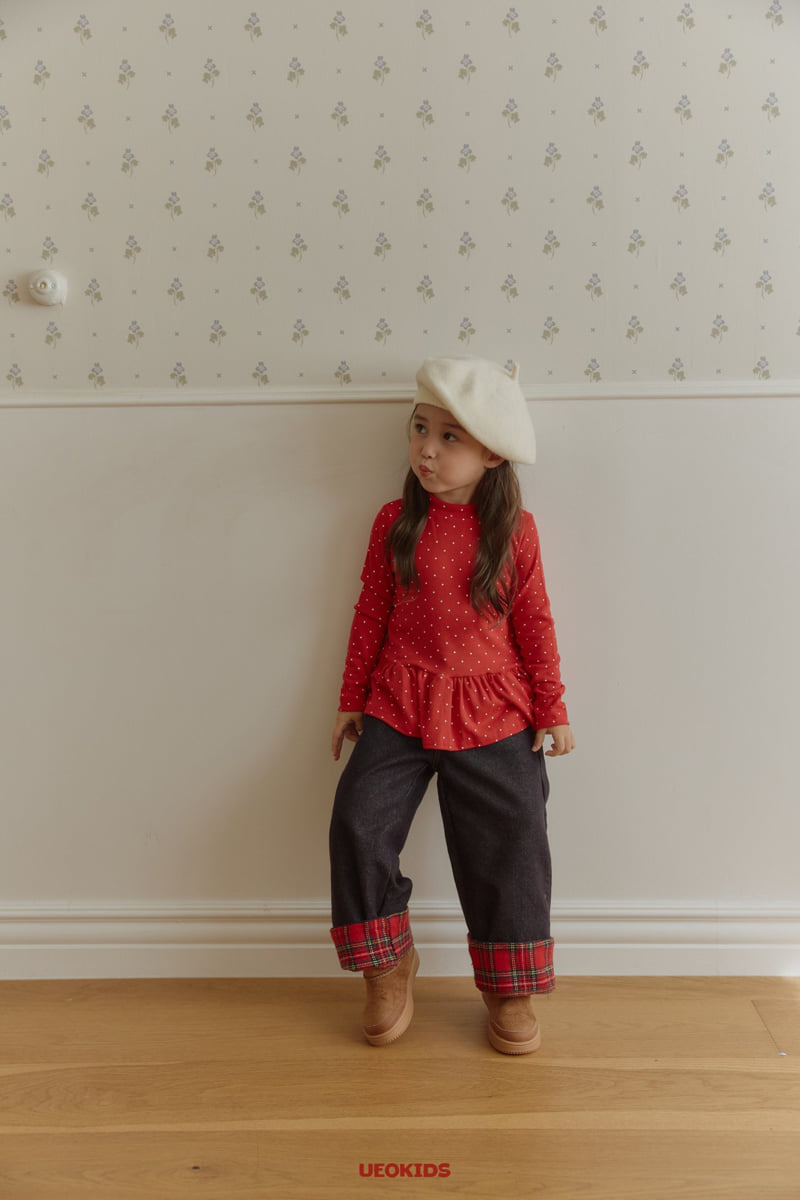 U Eo - Korean Children Fashion - #childrensboutique - Jelly Roll Up Denim Pants - 11