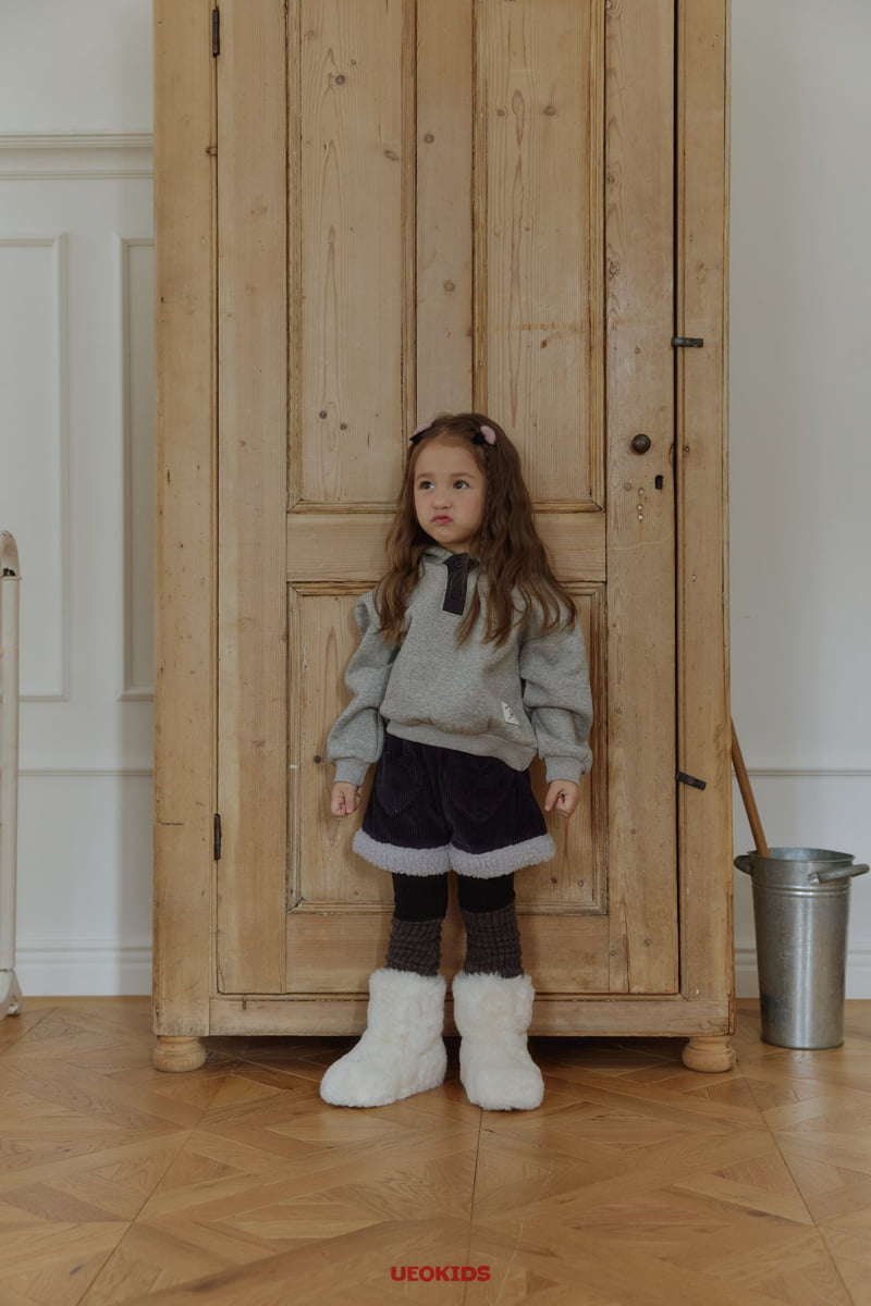 U Eo - Korean Children Fashion - #discoveringself - Corduroy Heart Shorts - 5