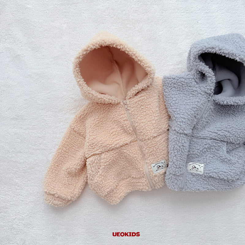 U Eo - Korean Children Fashion - #discoveringself - Cold Fleece Hood Zip-up