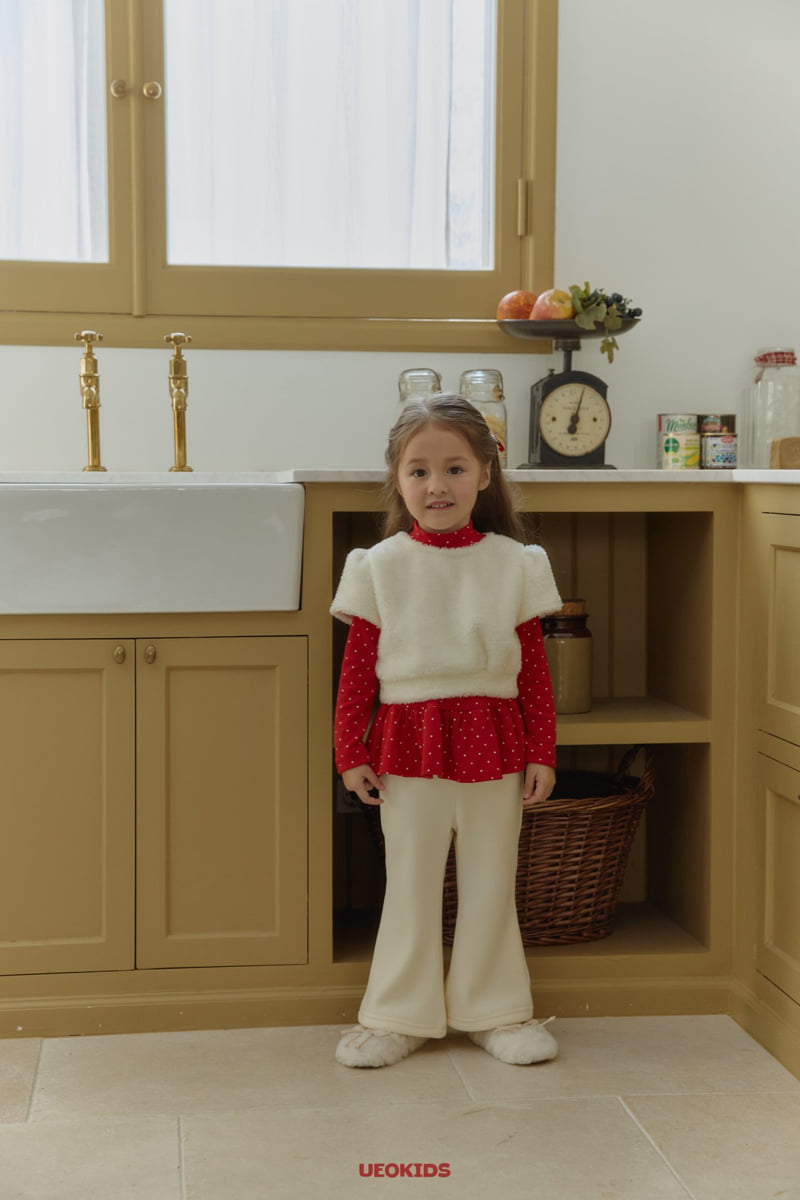 U Eo - Korean Children Fashion - #kidsshorts - Bear Puff Tee - 11