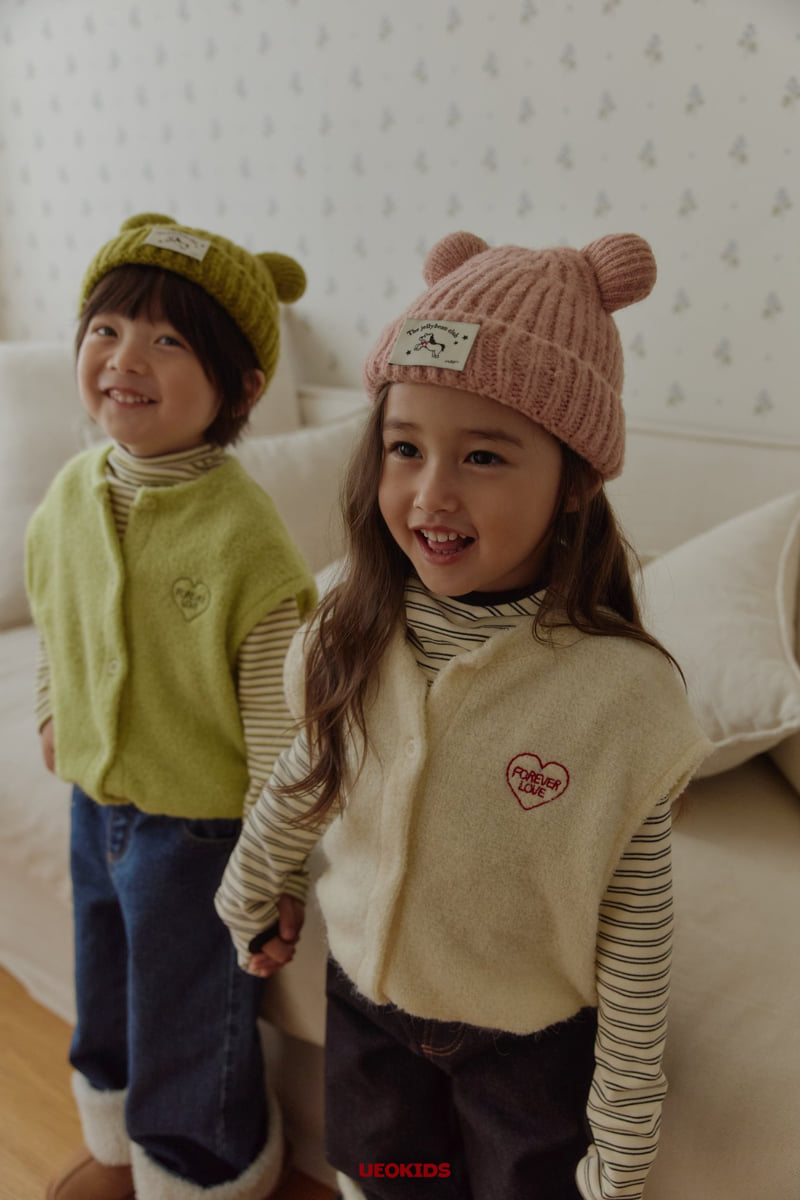 U Eo - Korean Children Fashion - #kidsshorts - Bear Beanie - 6