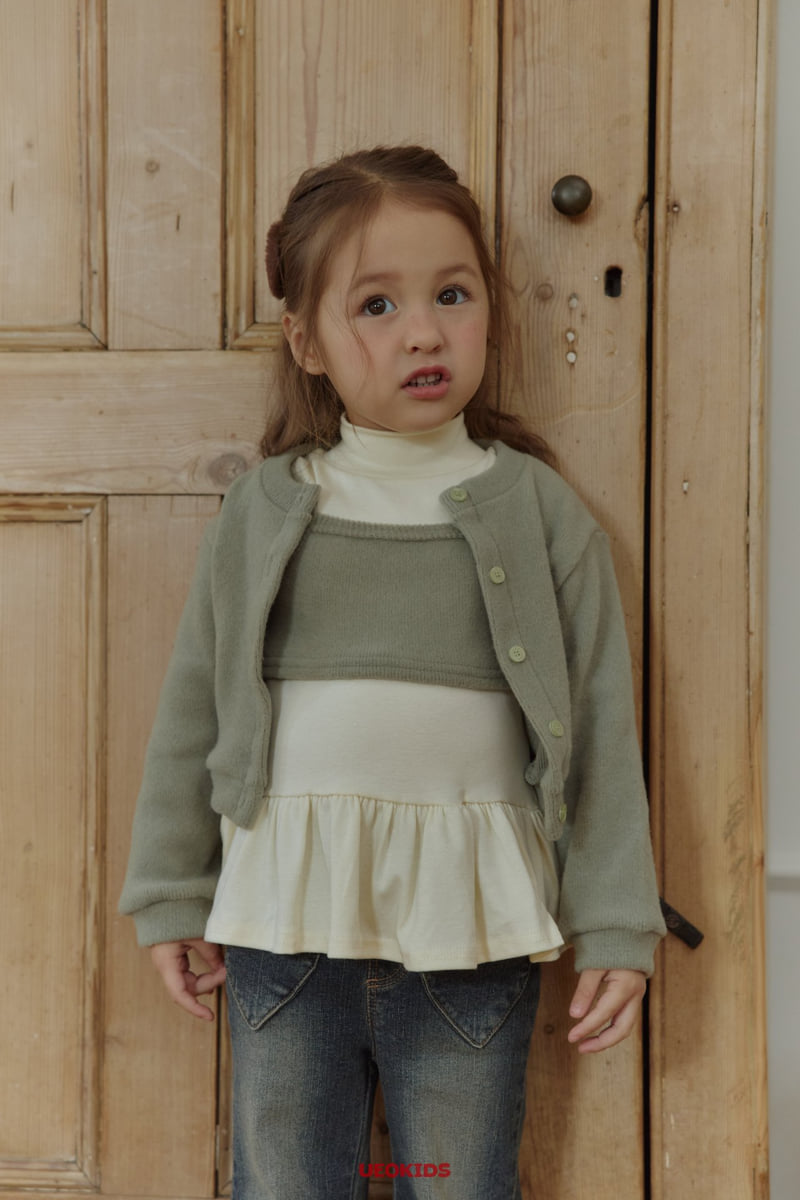 U Eo - Korean Children Fashion - #kidsshorts - Love Pocket Denim Bootcut Pants - 5