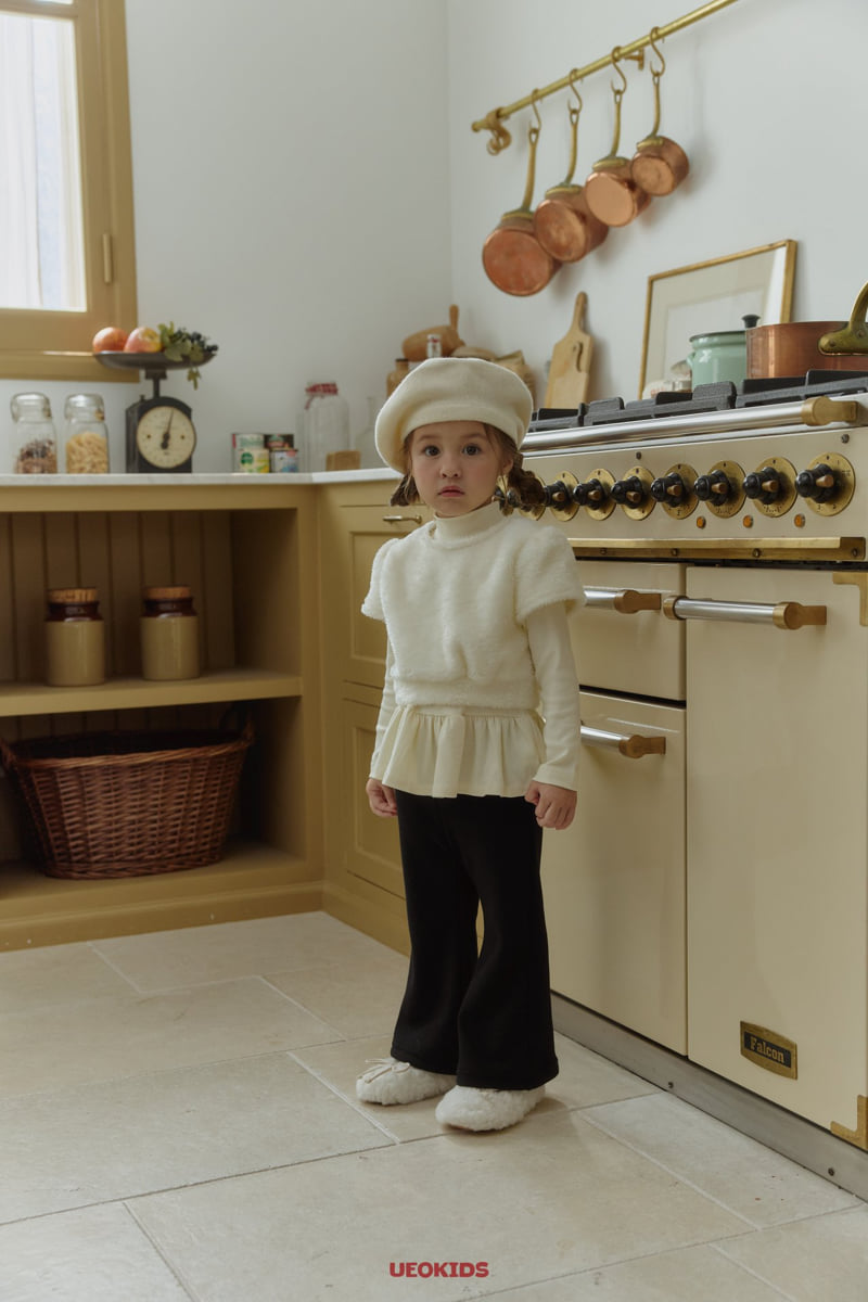 U Eo - Korean Children Fashion - #kidsstore - Mochi Minky Bootcut Pants - 11