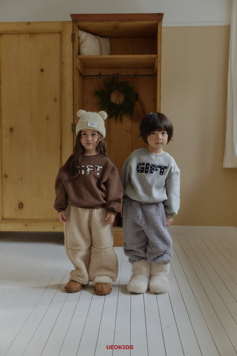 U Eo - Korean Children Fashion - #kidsstore - Piping Fleece Pants - 3