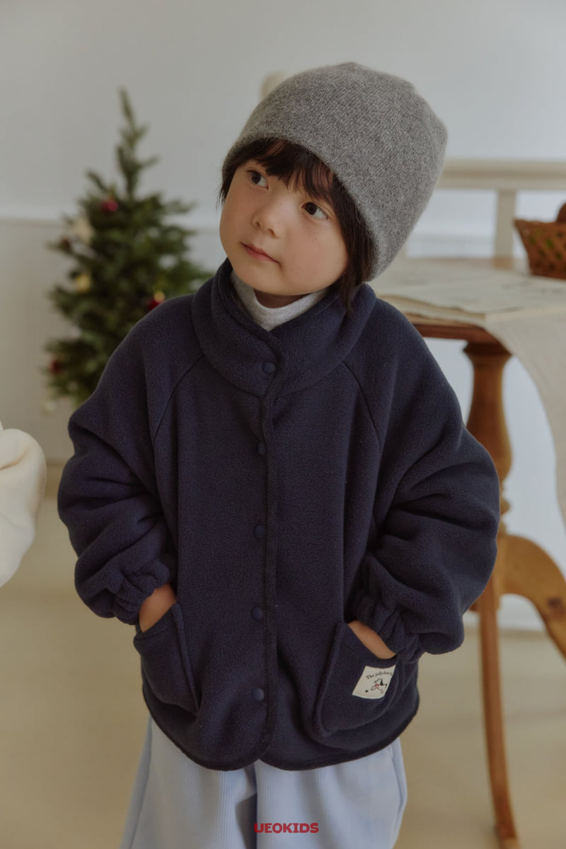 U Eo - Korean Children Fashion - #kidzfashiontrend - Pompom Fleece Jacket - 7