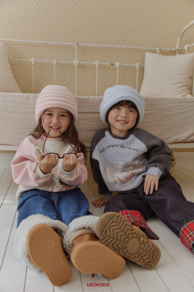 U Eo - Korean Children Fashion - #kidzfashiontrend - Squirrel Raglan Sweatshirt - 3