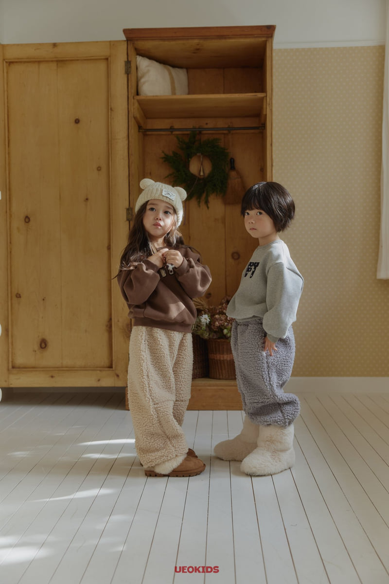 U Eo - Korean Children Fashion - #kidsstore - Piping Fleece Pants - 4