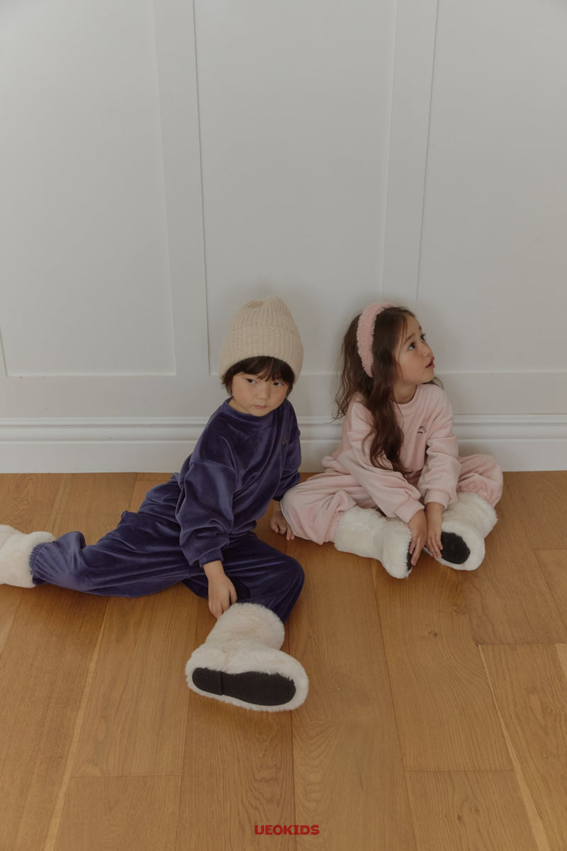 U Eo - Korean Children Fashion - #littlefashionista - Wonder Velour Set - 3