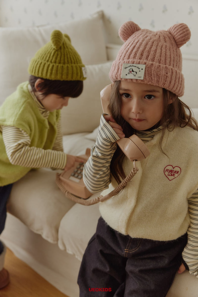 U Eo - Korean Children Fashion - #littlefashionista - Bear Beanie - 10