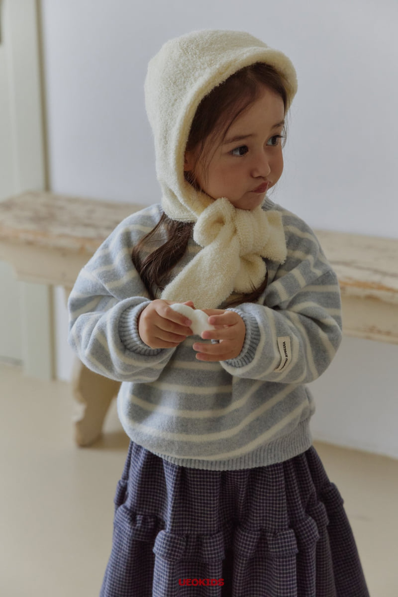 U Eo - Korean Children Fashion - #Kfashion4kids - Alps Stripe Knit - 4