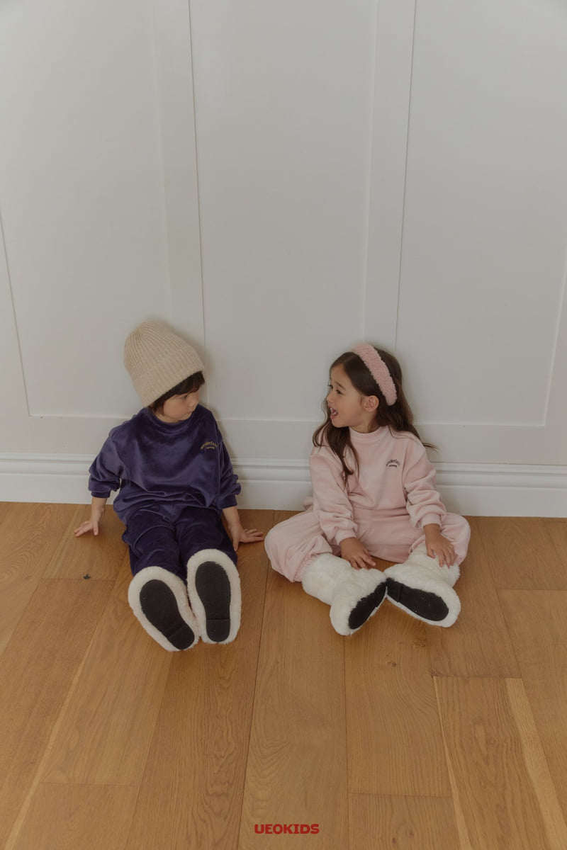 U Eo - Korean Children Fashion - #littlefashionista - Wonder Velour Set - 4