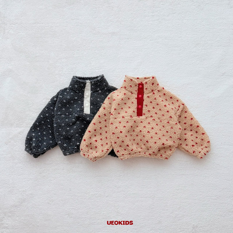 U Eo - Korean Children Fashion - #minifashionista - Fleece Heart Anorak
