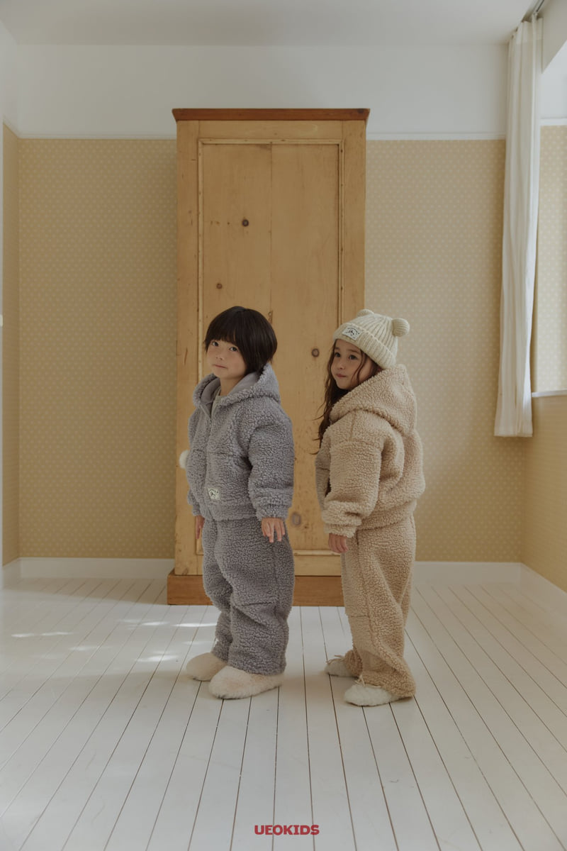 U Eo - Korean Children Fashion - #minifashionista - Cold Fleece Hood Zip-up - 9