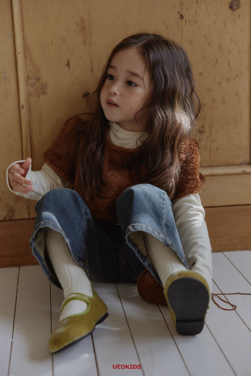 U Eo - Korean Children Fashion - #minifashionista - Bear Puff Tee - 4