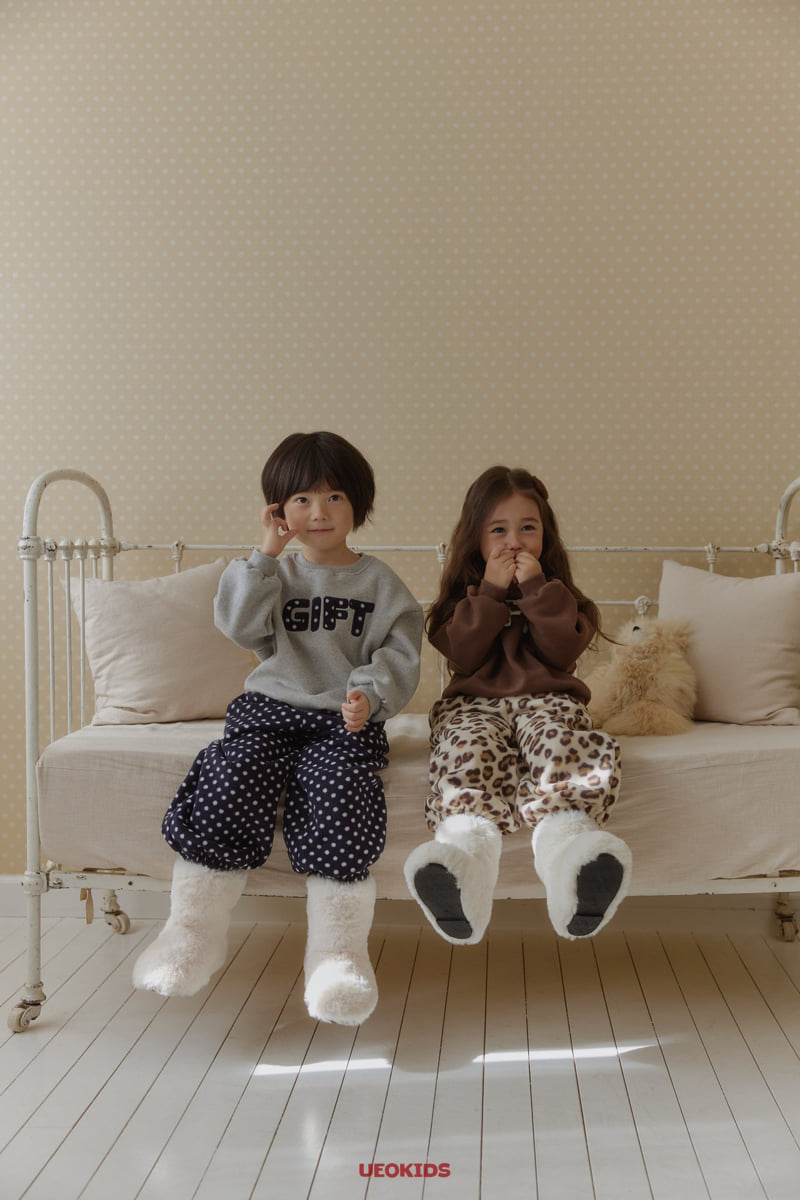 U Eo - Korean Children Fashion - #todddlerfashion - Fluffy Jogger Pants - 3