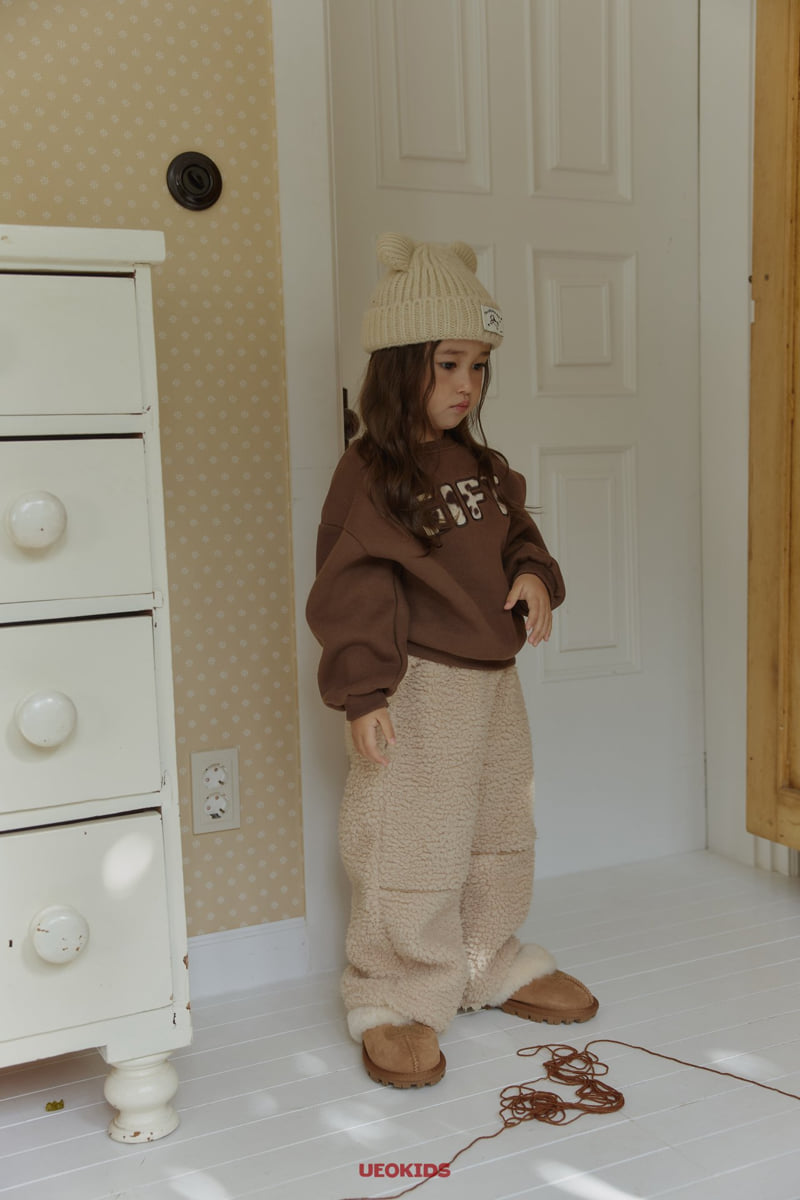 U Eo - Korean Children Fashion - #todddlerfashion - Piping Fleece Pants - 10