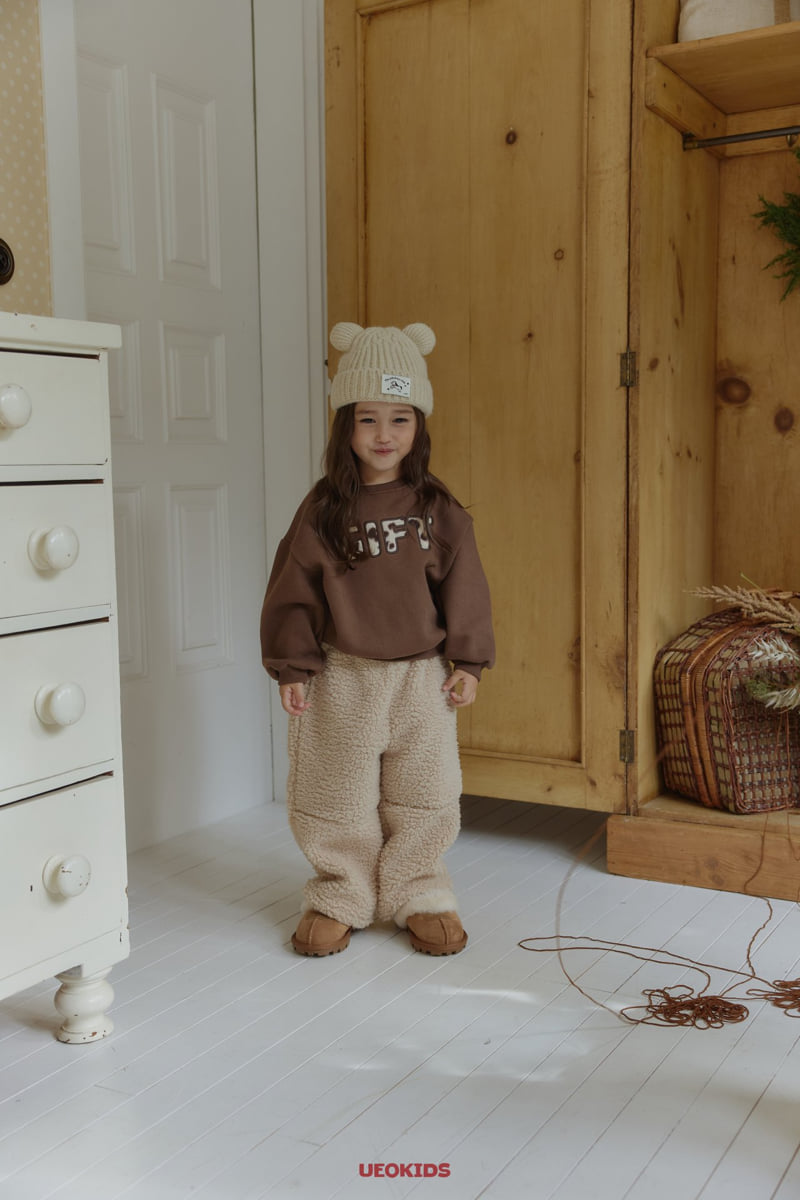 U Eo - Korean Children Fashion - #toddlerclothing - Piping Fleece Pants - 11