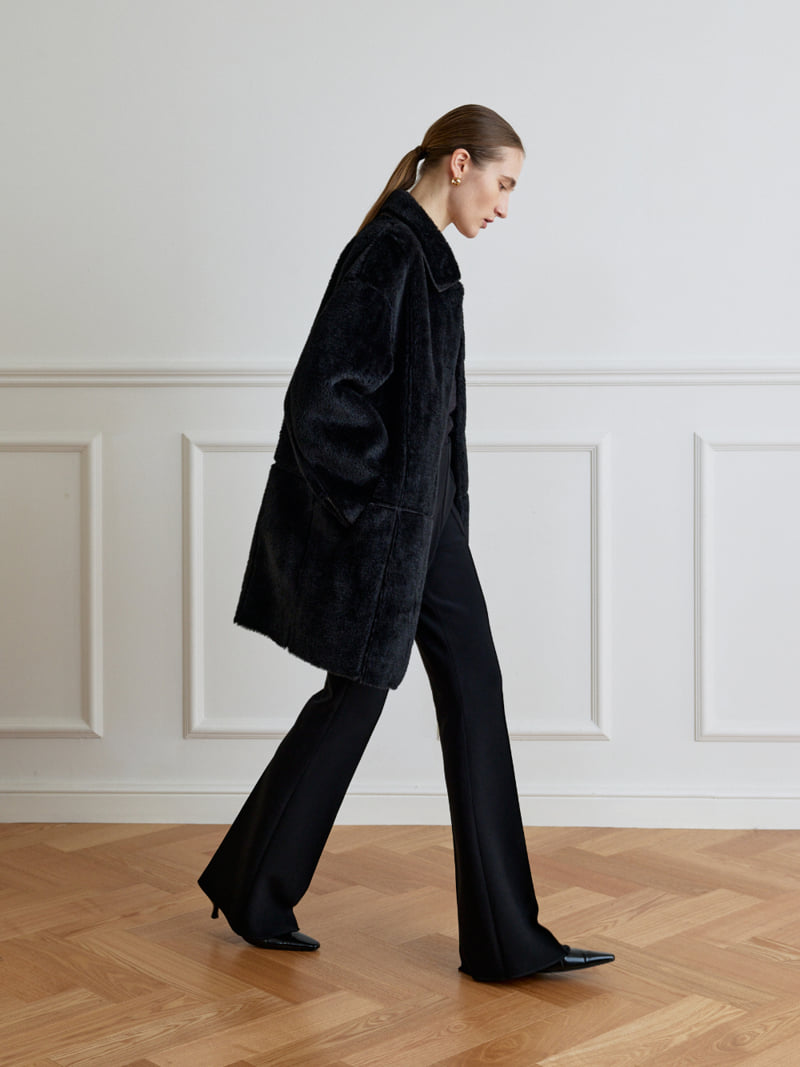 Understanding - Korean Women Fashion - #momslook - Reversible Shearling Jacket - 5