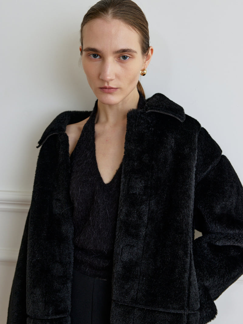 Understanding - Korean Women Fashion - #momslook - Reversible Shearling Jacket - 7