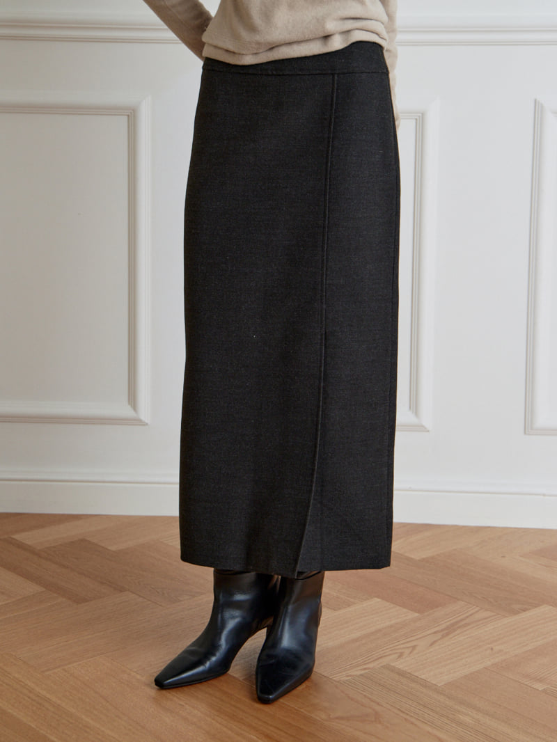 Understanding - Korean Women Fashion - #momslook - Slit Long Skirt - 5