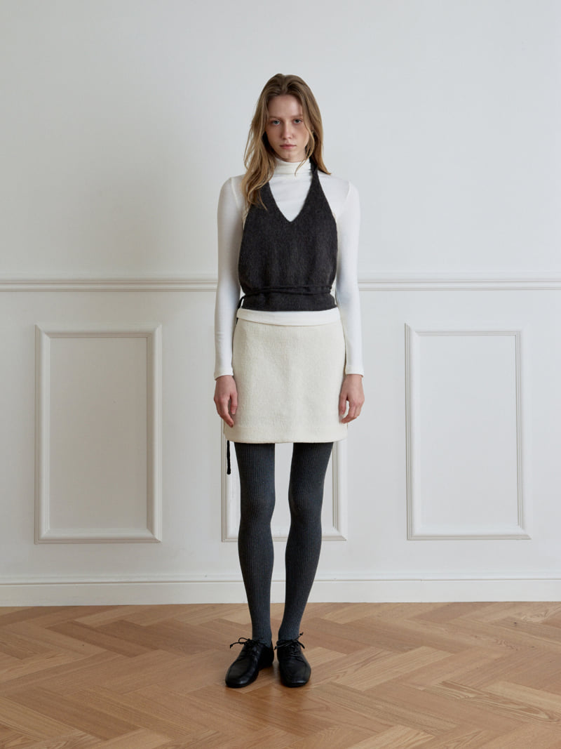 Understanding - Korean Women Fashion - #momslook - Snow Mock Neck Tee - 5
