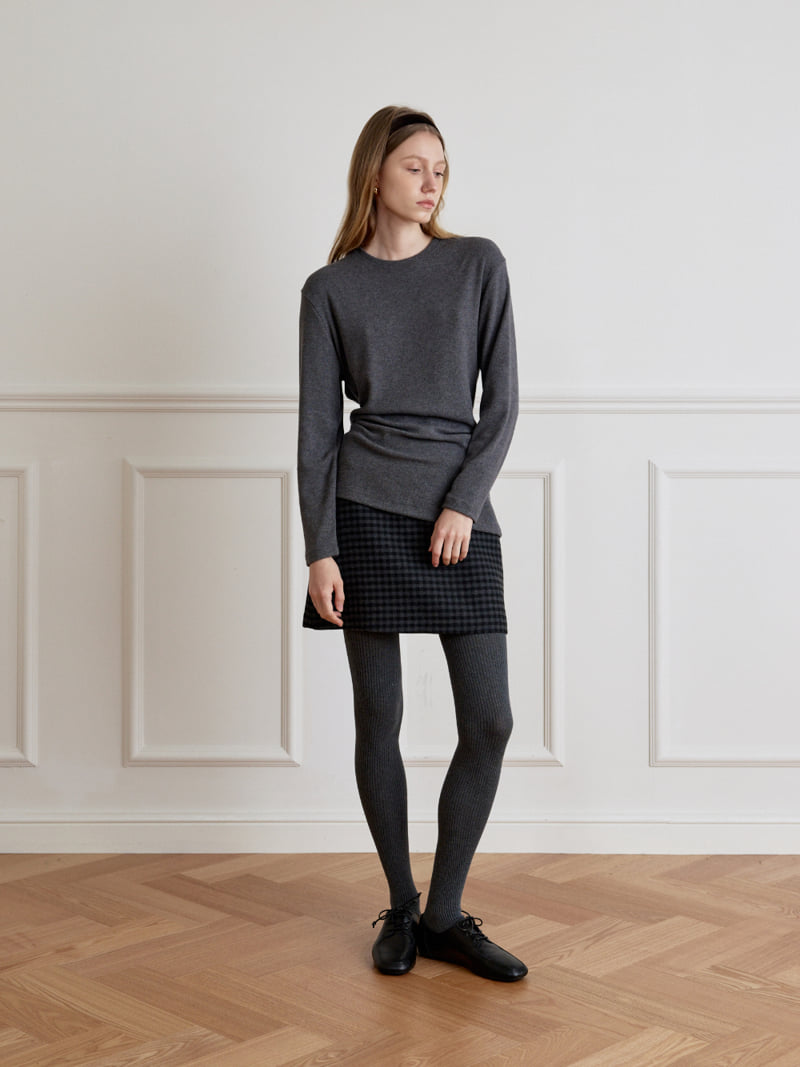 Understanding - Korean Women Fashion - #momslook - Midi Wool Check Skirt - 3
