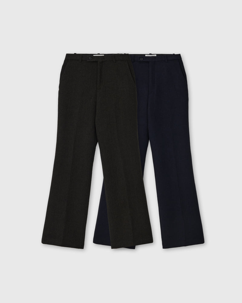 Understanding - Korean Women Fashion - #momslook - Rich Basic Wool Pants