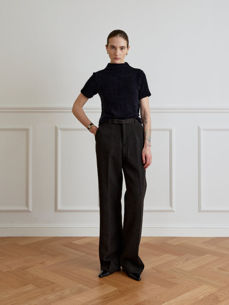 Understanding - Korean Women Fashion - #momslook - Rich Basic Wool Pants - 3