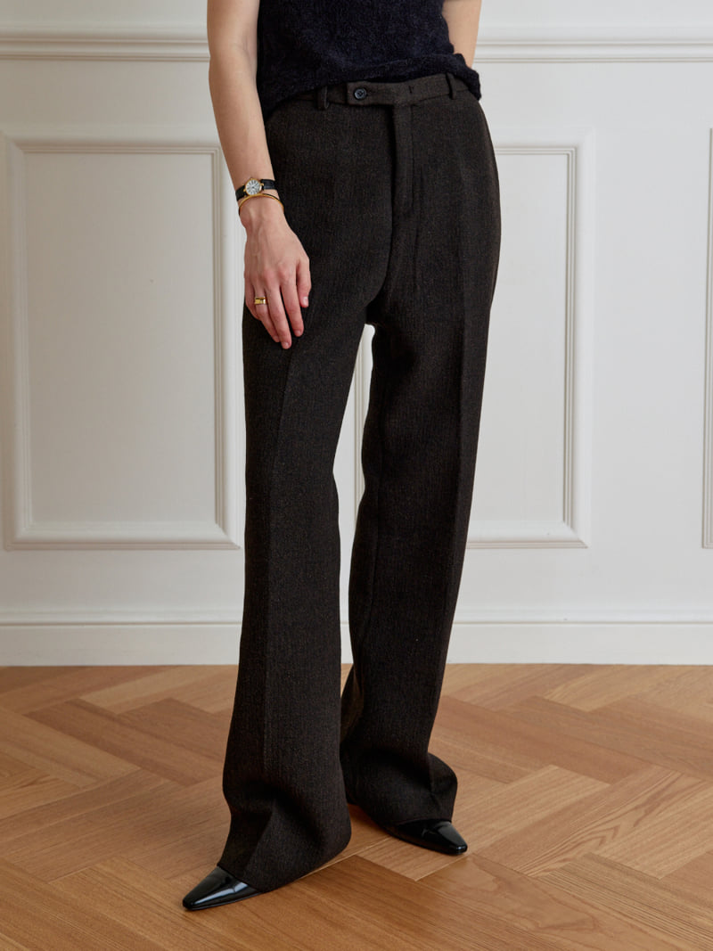 Understanding - Korean Women Fashion - #momslook - Rich Basic Wool Pants - 5