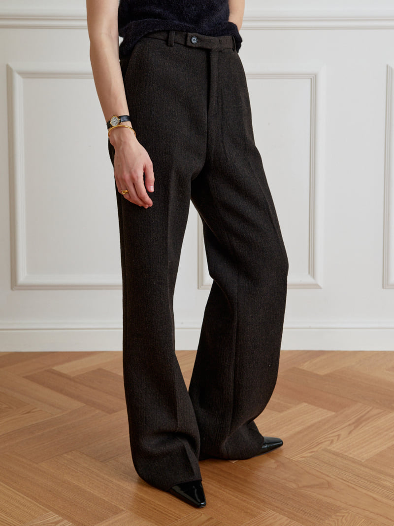 Understanding - Korean Women Fashion - #momslook - Rich Basic Wool Pants - 6