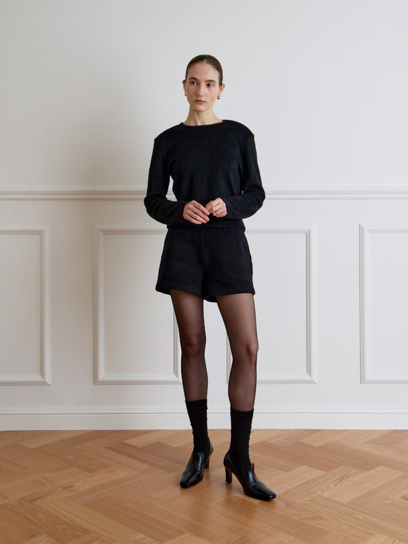 Understanding - Korean Women Fashion - #momslook - Bouclé Mini Pants - 3