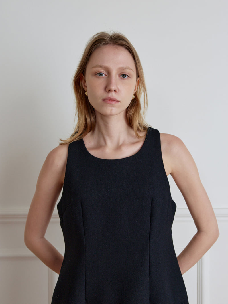 Understanding - Korean Women Fashion - #restrostyle - Line Long Wool One-piece - 5