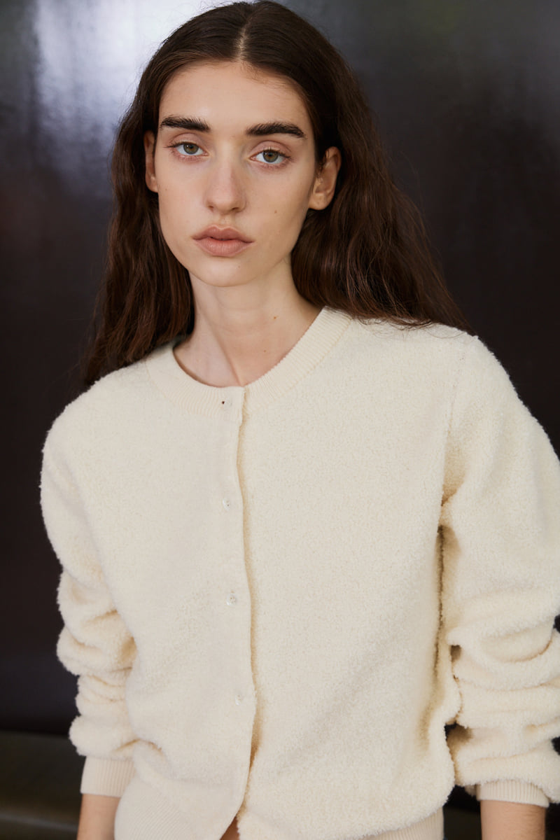 Understanding - Korean Women Fashion - #restrostyle - Wool Boucle Cardigan - 3