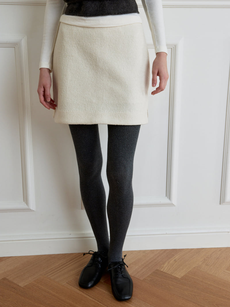 Understanding - Korean Women Fashion - #romanticstyle - Circle Wool Mini Skirt - 7