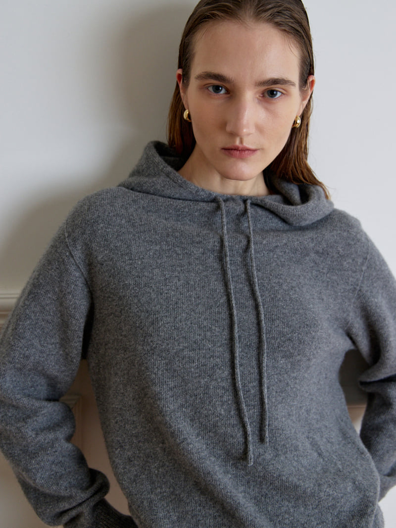 Understanding - Korean Women Fashion - #romanticstyle - Wool Hood Knit - 4