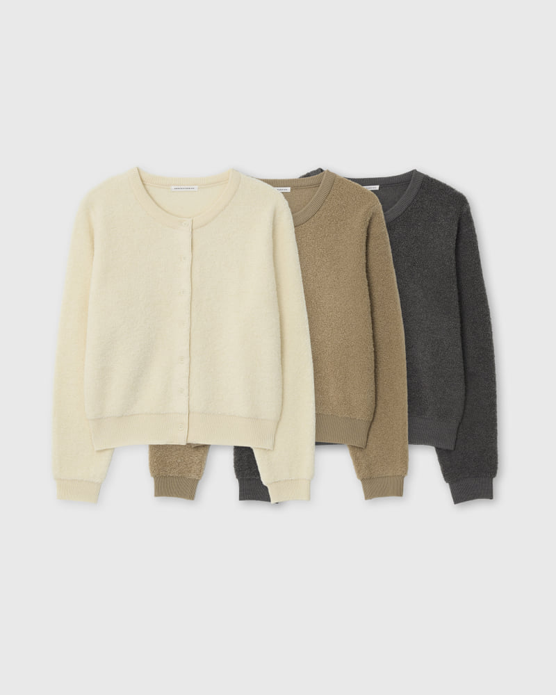 Understanding - Korean Women Fashion - #vintagekidsstyle - Wool Boucle Cardigan