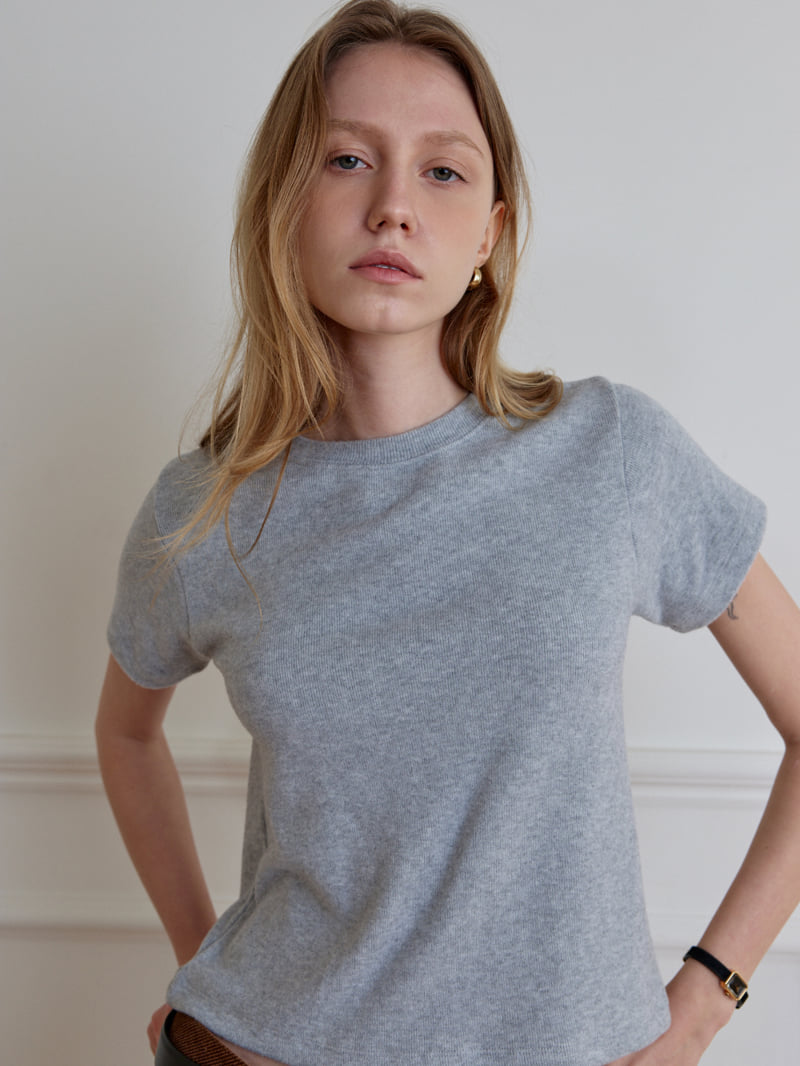 Understanding - Korean Women Fashion - #womensfashion - Louis Fleece Short Sleeve Tee - 5