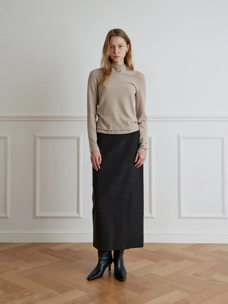 Understanding - Korean Women Fashion - #womensfashion - Slit Long Skirt - 2