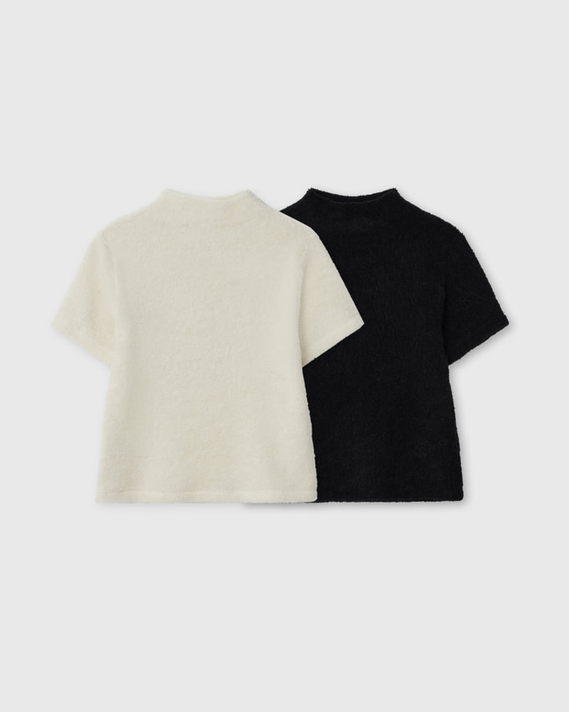 Understanding - Korean Women Fashion - #womensfashion - Poodle Mock Neck Tee