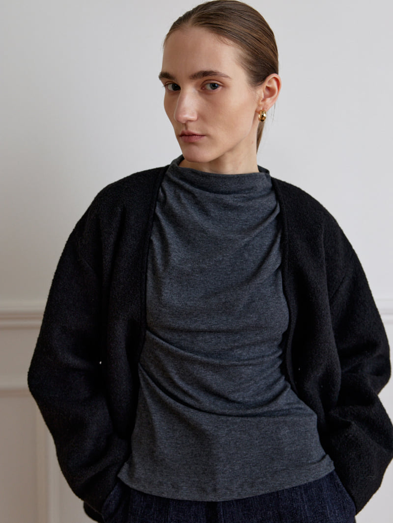 Understanding - Korean Women Fashion - #womensfashion - Turtleneck Shirring Tee - 10
