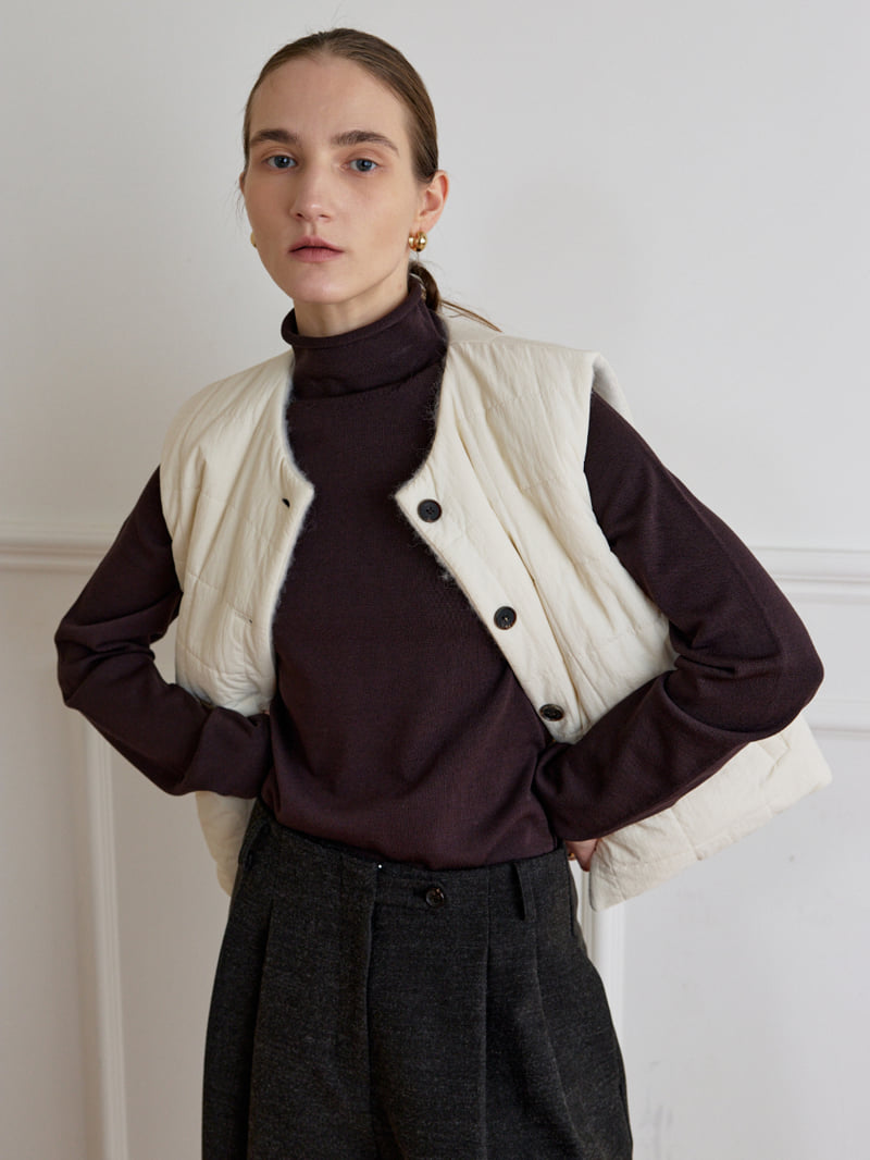 Understanding - Korean Women Fashion - #womensfashion - Reversible Padded Vest - 11