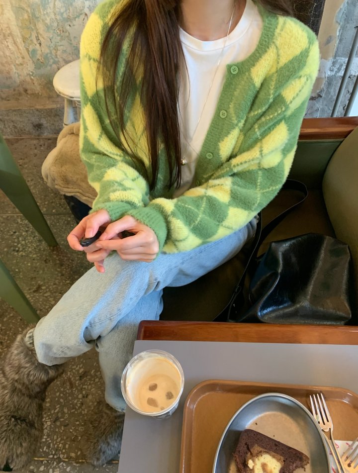 Urban Rabbit - Korean Children Fashion - #Kfashion4kids - Argyle Cardigan (Mom) - 11