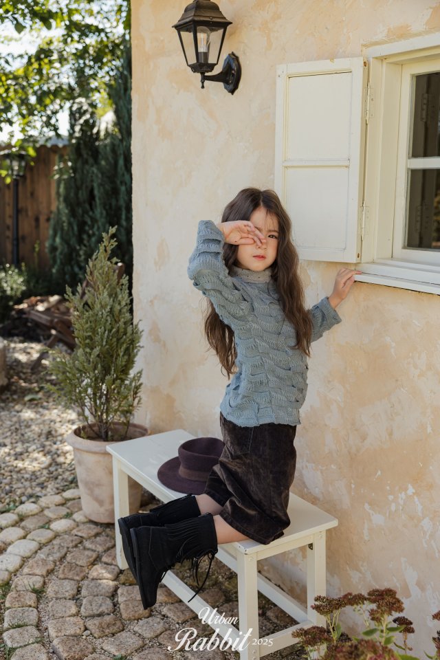 Urban Rabbit - Korean Children Fashion - #Kfashion4kids - Wave Knit Tee - 9