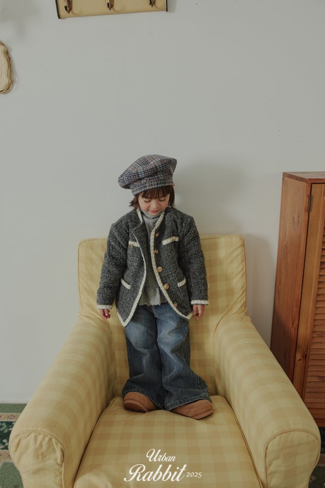 Urban Rabbit - Korean Children Fashion - #Kfashion4kids - Tweed Winter Coat - 3