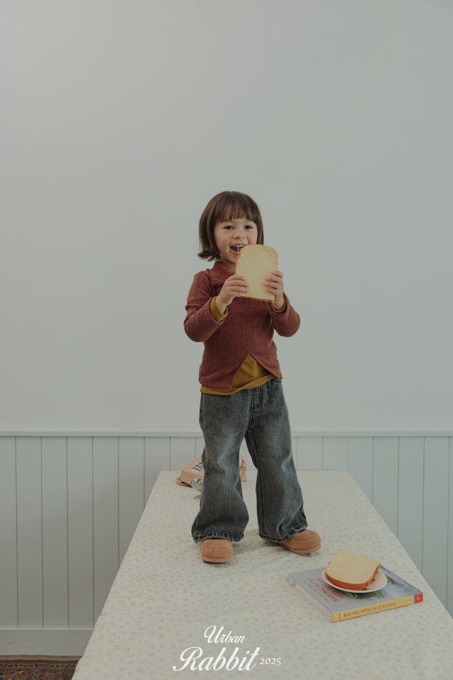 Urban Rabbit - Korean Children Fashion - #Kfashion4kids - Warm Flare Denim Pants - 3