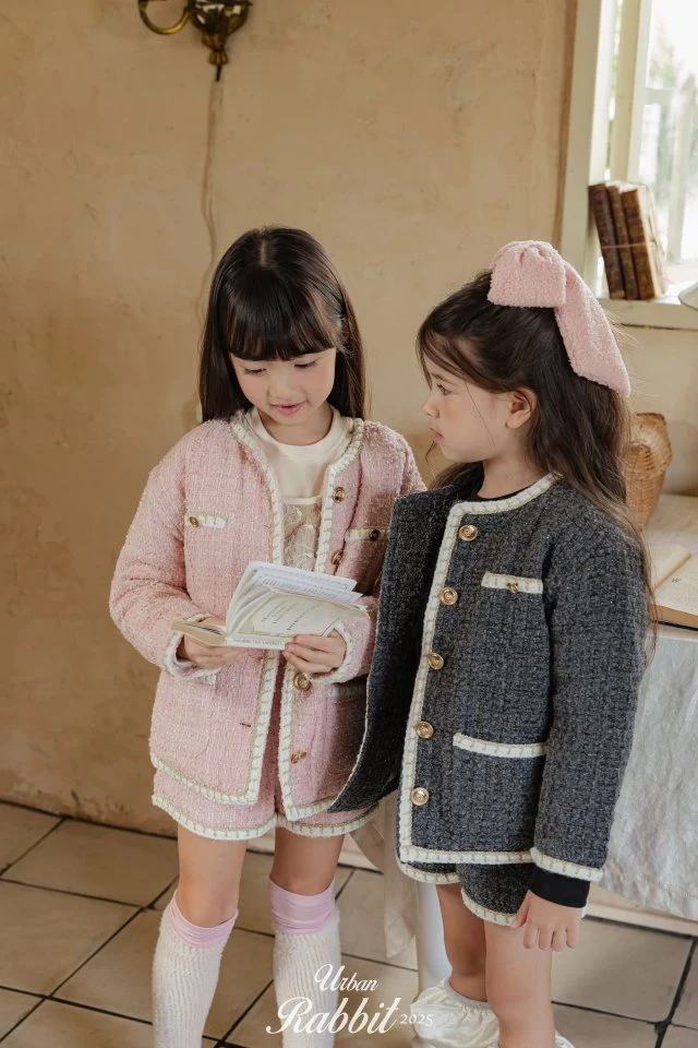 Urban Rabbit - Korean Children Fashion - #childofig - Tweed Short Pants - 9