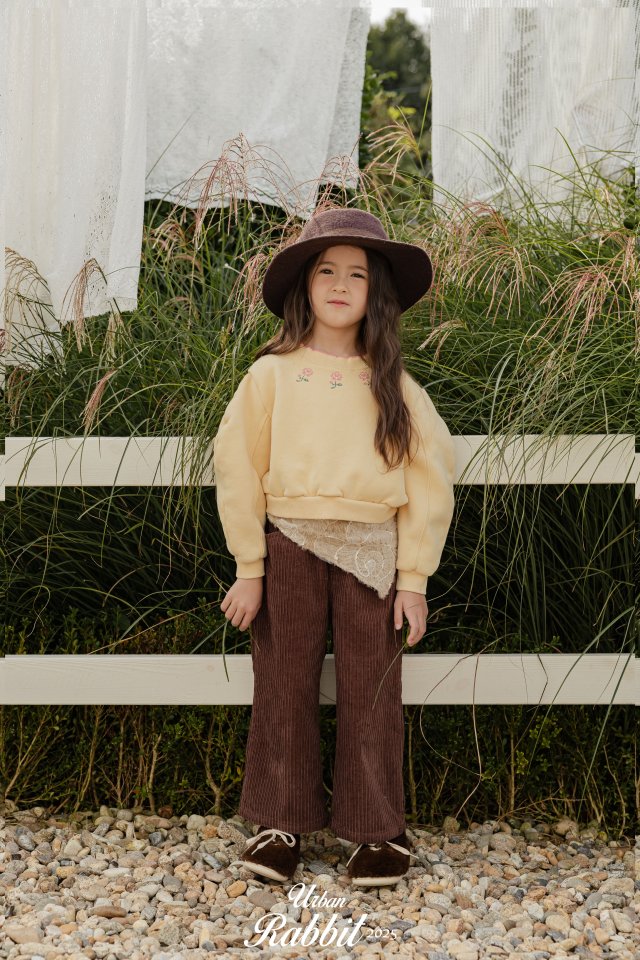 Urban Rabbit - Korean Children Fashion - #childofig - Flower Picot Sweatshirt - 8