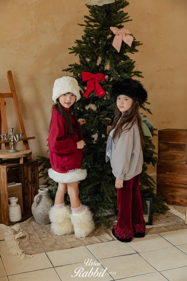 Urban Rabbit - Korean Children Fashion - #childofig - Velvet Ribbon Sweatshirt - 5