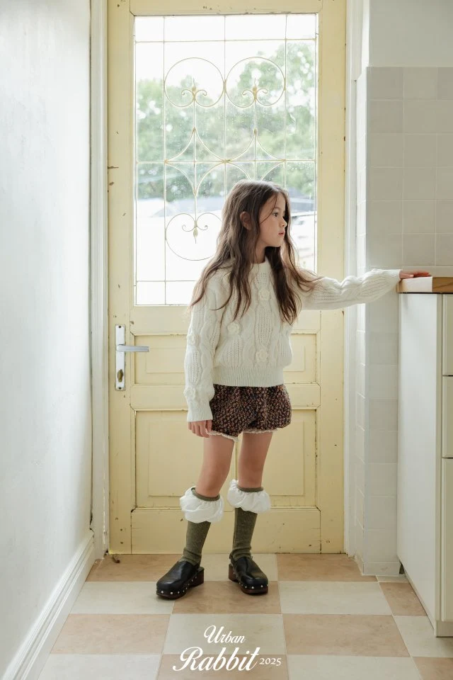Urban Rabbit - Korean Children Fashion - #childofig - Popcorn Knit Pants - 5