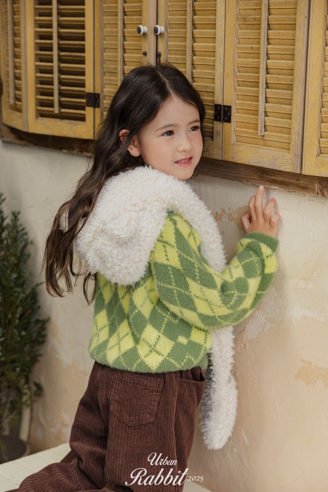 Urban Rabbit - Korean Children Fashion - #childofig - Argyle Cardigan - 10